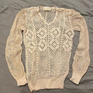 Vintage crochet sweater